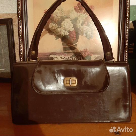Винтажная сумка редикюль