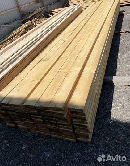 Доска обрезная 25х100х6000мм ГОСТ