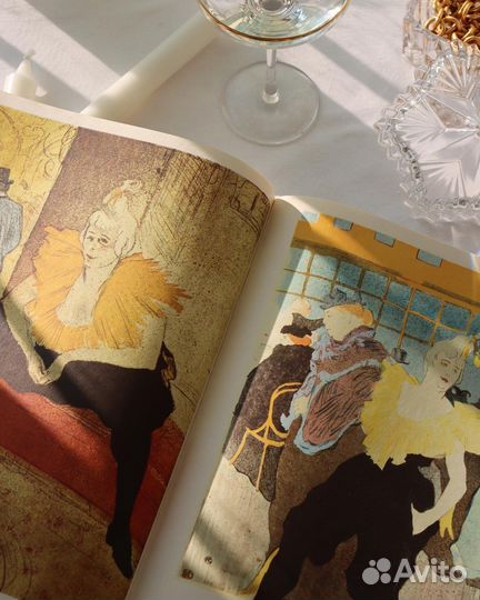 Винтажная книга Анри де Тулуз-Лотрек