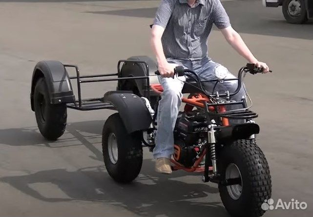 Трицикл тритон сафари-3L-8+