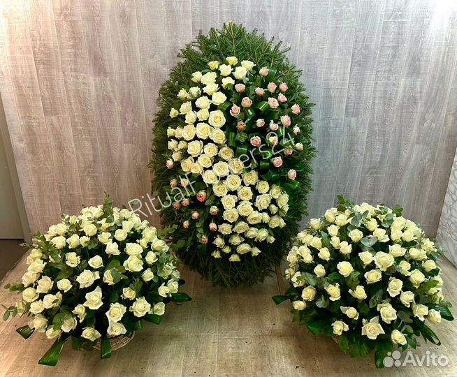 Венки. Корзины. Ритуальные цветы