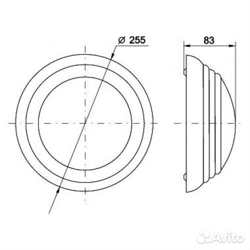 Светильник люминисцентный лпо 3019 2х9Вт 230В G23