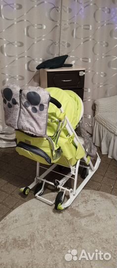 Коляска санки