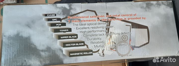 Черный тонер-картридж для принтеров