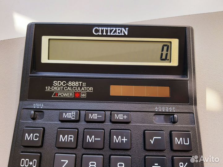 Калькулятор Citizen SDC 888T
