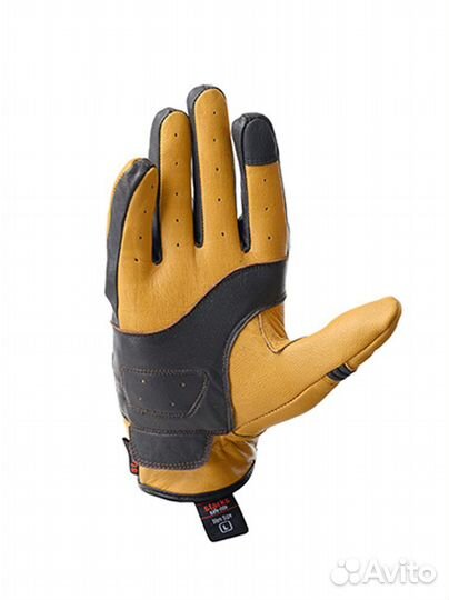 Мотоперчатки Кожаные Starks Alfard / Желтый
