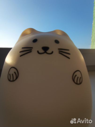 Котик светильник ночник