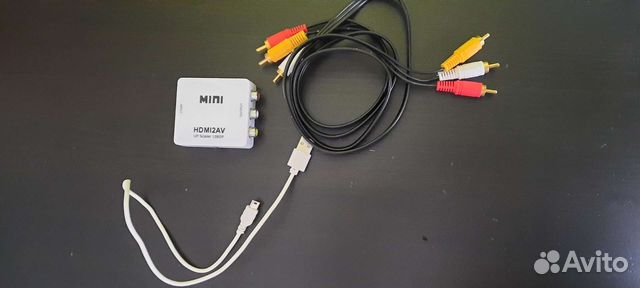 Переходник hdmi тюльпан
