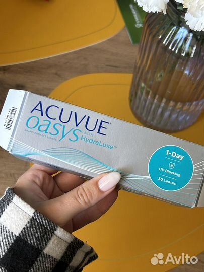 Контактные линзы acuvue oasys 1-Day with HydraLuxe