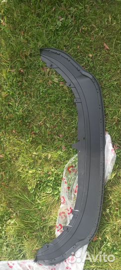 Спойлер переднего бампера Polo Sedan 2015-2020