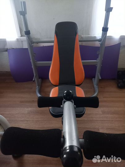 Скамья для жима со стойками