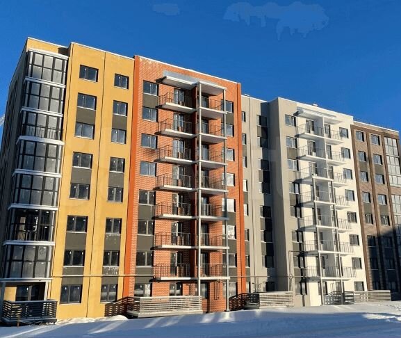 2-к. квартира, 51,7 м², 6/8 эт.