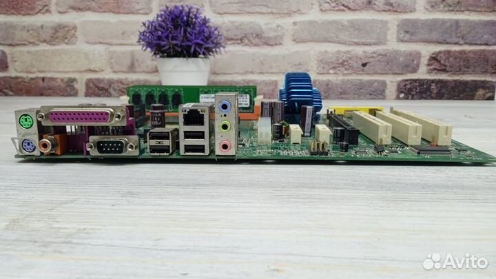 Комплект AM2 - Мат. плата, процессор 2я и память