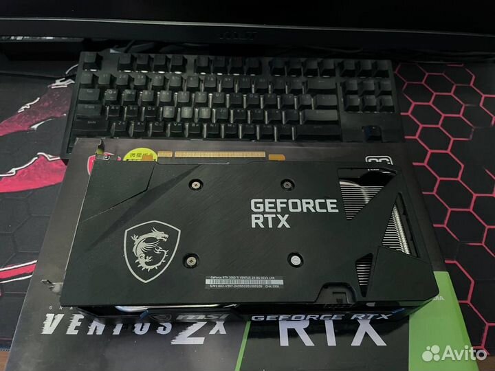 Видеокарта Msi rtx 3060 ti ventus 2x
