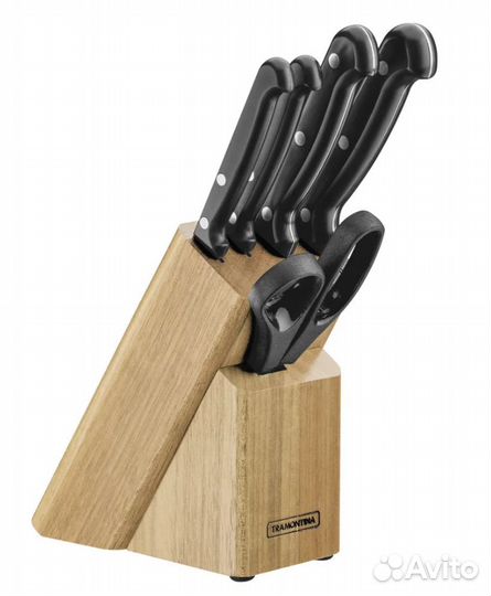 Набор ножей tramontina Подставка дерево Подарок