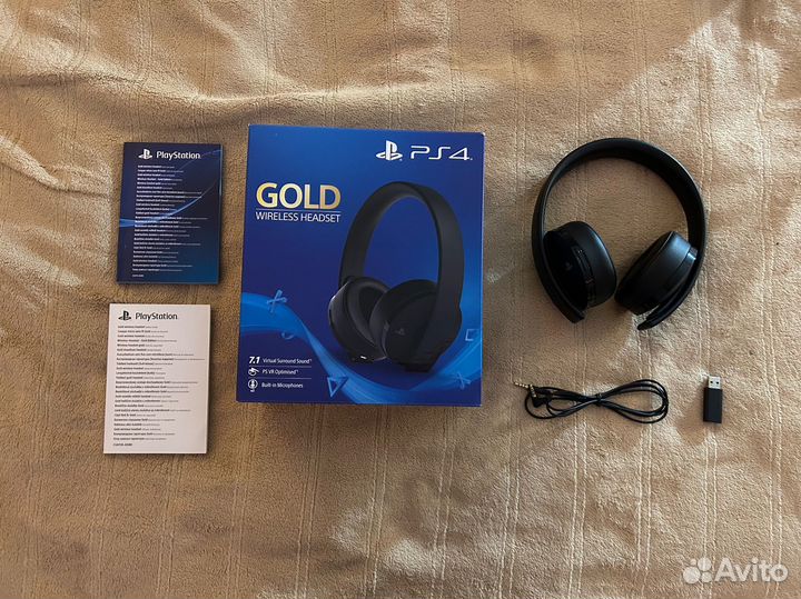 Наушники Sony playstation Gold