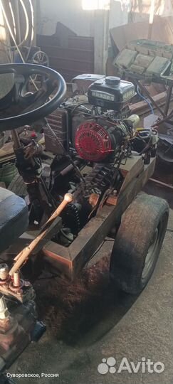 Самодельный мини трактор переломка