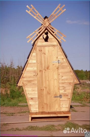 Дачный туалет с установкой