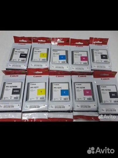Картриджи canon pfi-107