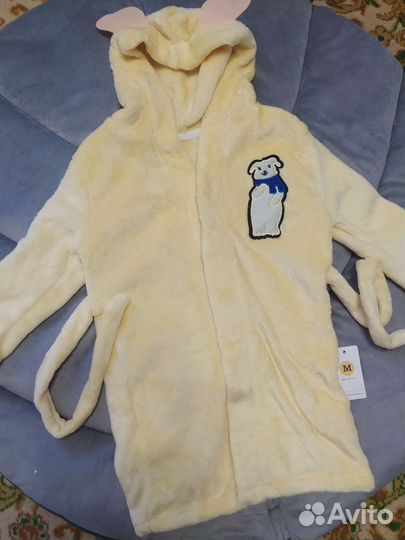 Детский махровый халат новый