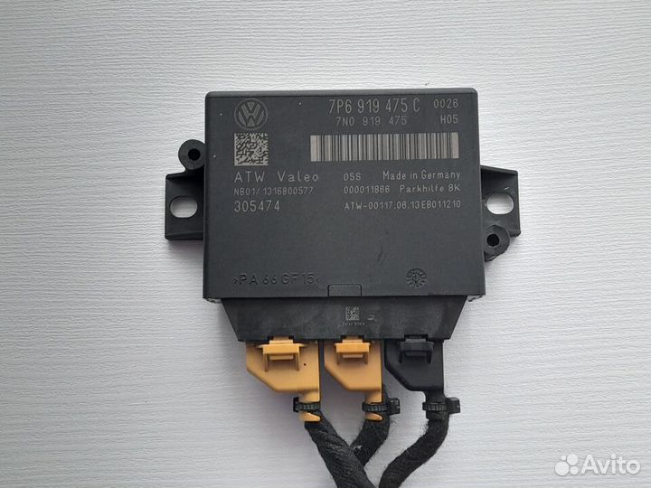 Блок управления парктроников Volkswagen Touareg NF