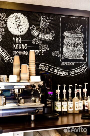Продается прибыльная кофейня в бц