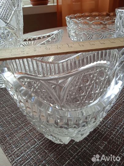 Хрустальная салатница