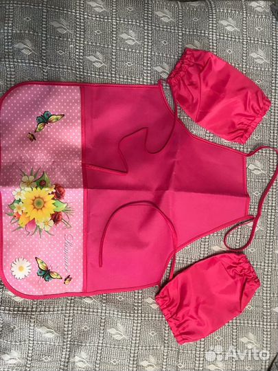 Фартук с подлокотниками для труда и рисования