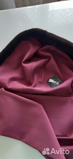 Капор женский с норкой