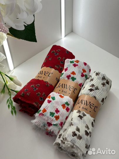 Женские шарфы жатки