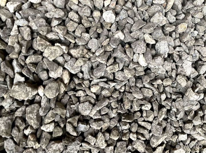 Щебень, Песок