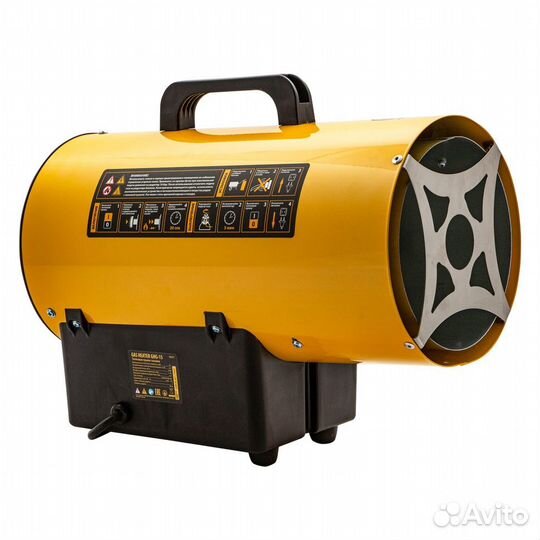 Газовая тепловая пушка GHG-15, 15 кВт, 500 м3/ч, п