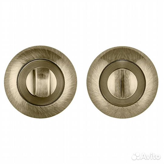 Завертка сантехническая punto круг зеленая бронза