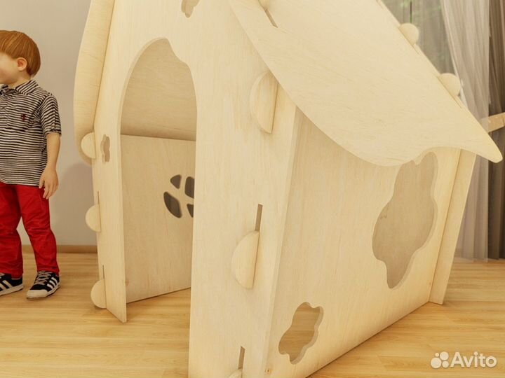 Детский игровой домик из дерева в квартиру