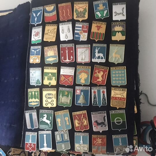 Коллекция значков СССР города и другие