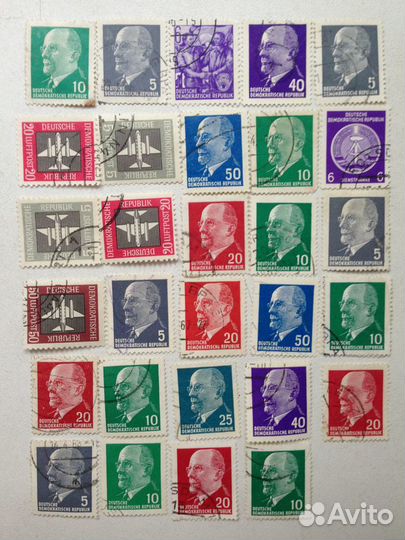 Марки зарубежные