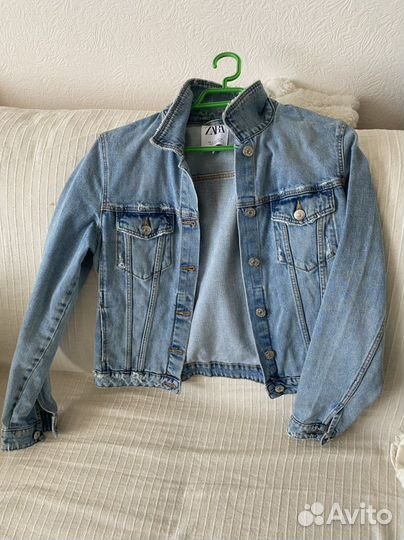 Джинсовая куртка zara M