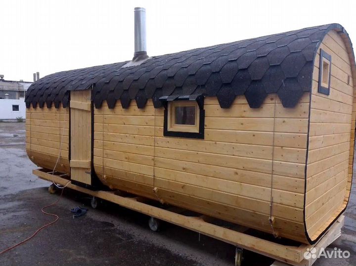 Баня бочка под ключ