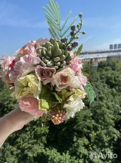 Букет невесты из искуственных цветов