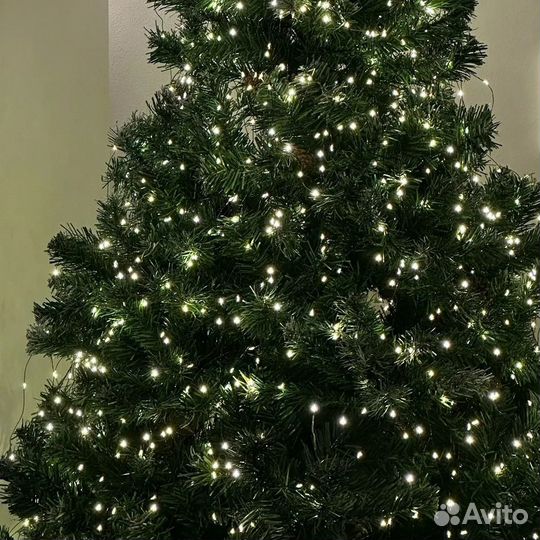 Новая гирлянда на елку роса