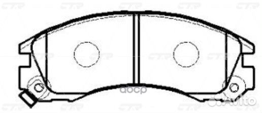 Колодки GK0582P CTR