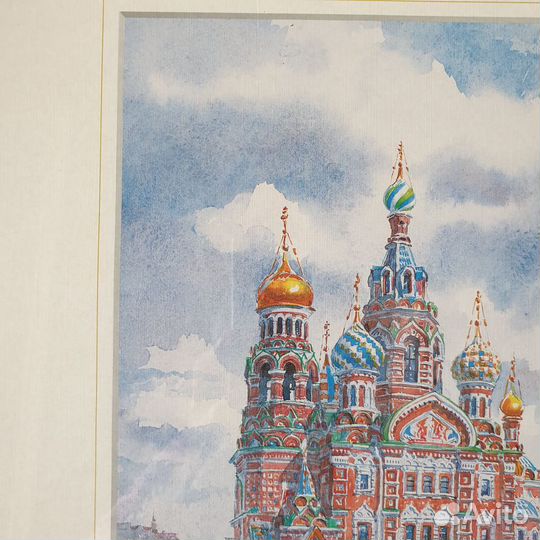 Постер Санкт-Петербург (Спас на крови) в рамке