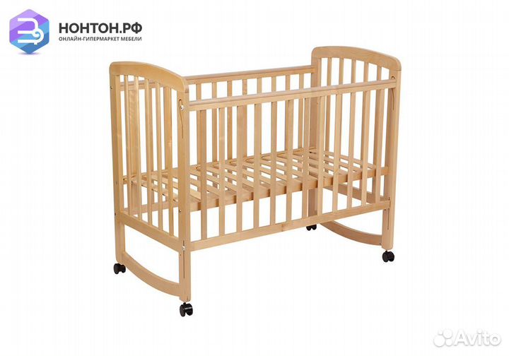 Кроватка детская Simple 304 натуральная