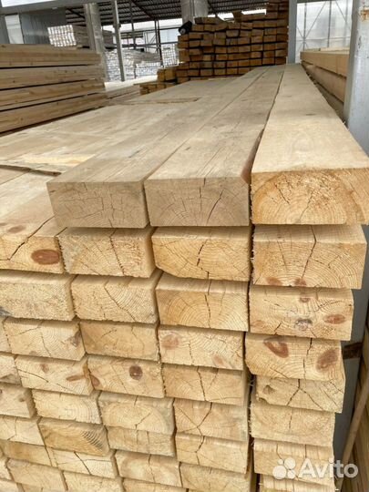 Доска обрезная 25х100х6000мм 1 сорт ГОСТ