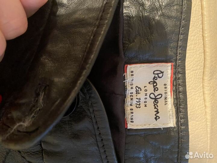 Шорты из натуральной кожи Pepe jeans винтаж