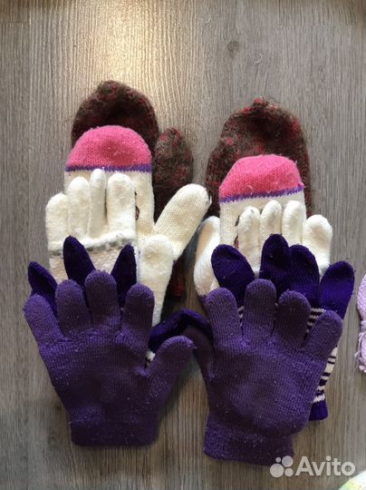 Шапки варежки манишка