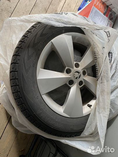 Колеса в сборе r17 зима Skoda Kodiaq
