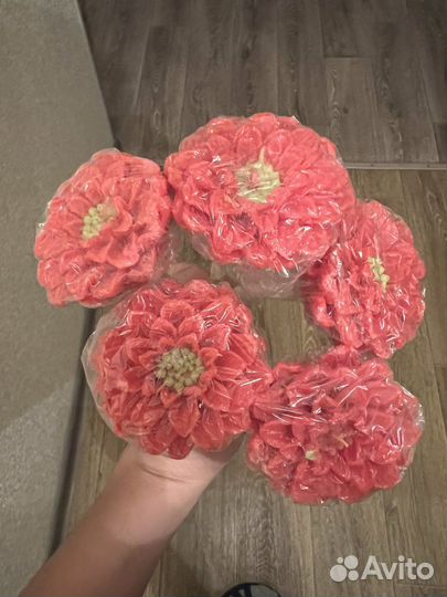 Мыло ручной работы «Хризантемы»