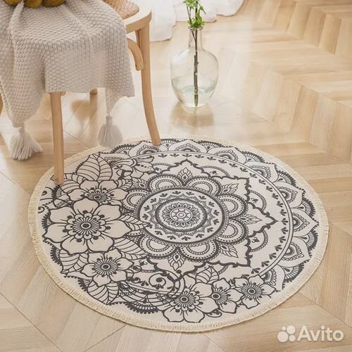 Бронь) Хлопковый шикарный коврик 1,5 х 1,5