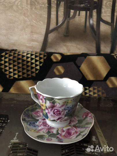 Чашка с блюдцем